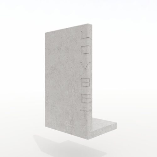 Mur ogrodzeniowy betonu architektonicznego TOTEM