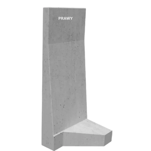 Mur oporowy narożnik prawy