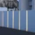 Mur ogrodzeniowy betonu architektonicznego LAMPA LED