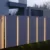 Mur ogrodzeniowy betonu architektonicznego LAMPA LED