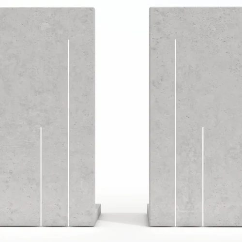 Mur ogrodzeniowy betonu architektonicznego LAMPA LED
