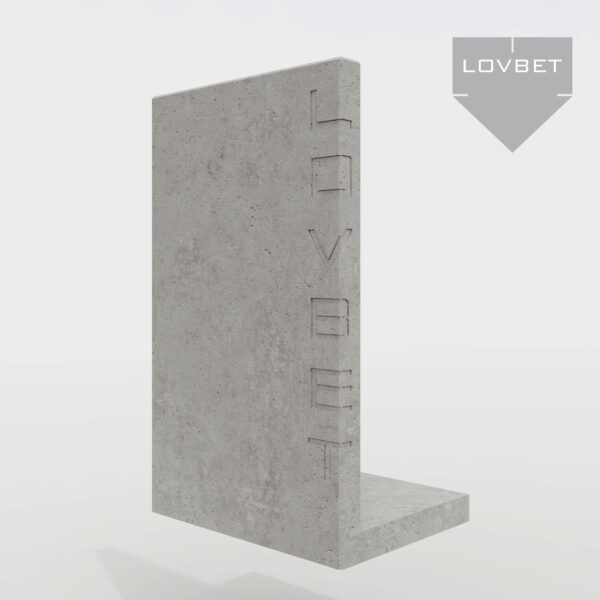 Mur ogrodzeniowy z betonu architektonicznego TOTEM