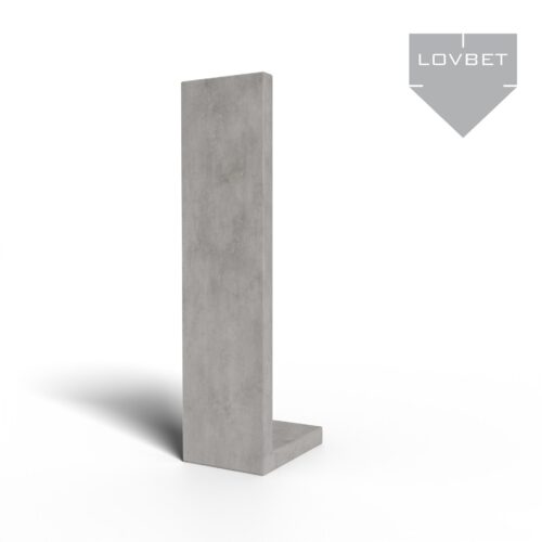 Mur ogrodzeniowy z betonu architektonicznego (50 cm szerokości)