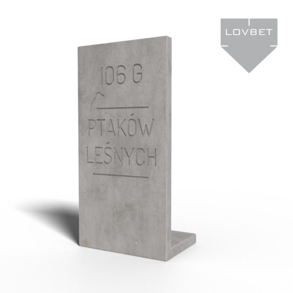 Mur ogrodzeniowy z betonu architektonicznego TOTEM