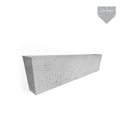 Donica betonowa trapezowa "TYP 170" 170x32x40cm