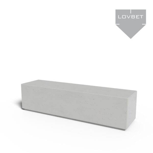 Siedzisko z betonu architektonicznego 200x50x50cm – lewitujące