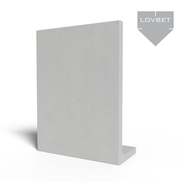 Mur ogrodzeniowy z betonu architektonicznego (150 cm szerokości)