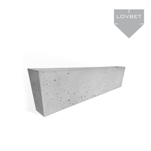 Donica betonowa trapezowa "TYP 170" 170x32x40cm